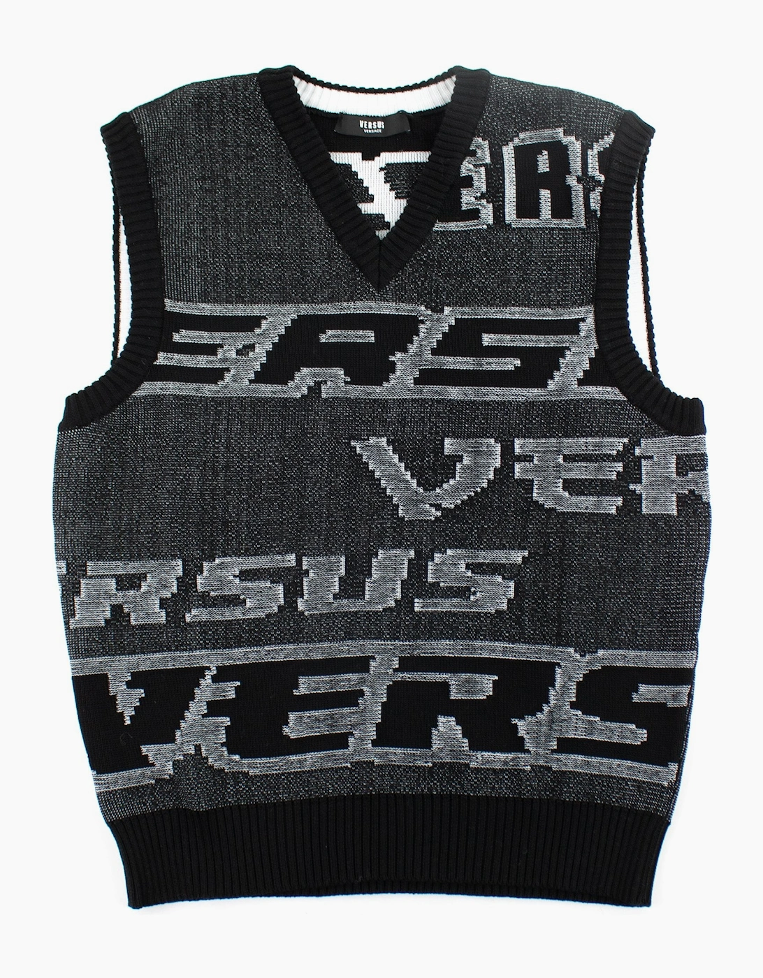 Versace Versus Knitted Vest Top Black, 3 of 2