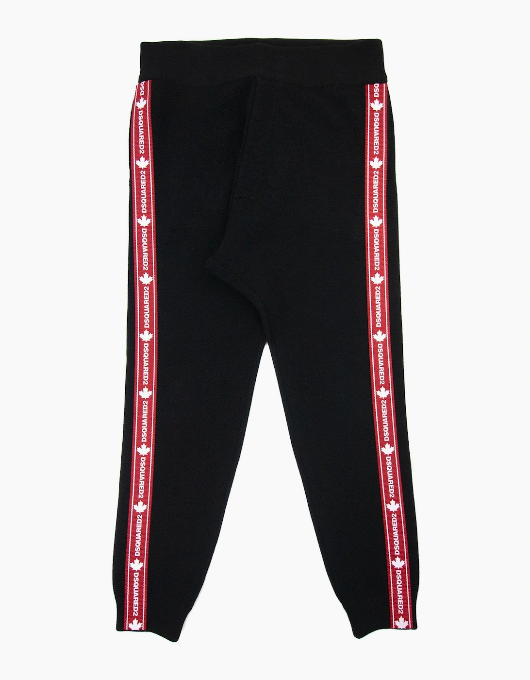 Dsquared2 Tape Detail Logo Sweat Pants Black