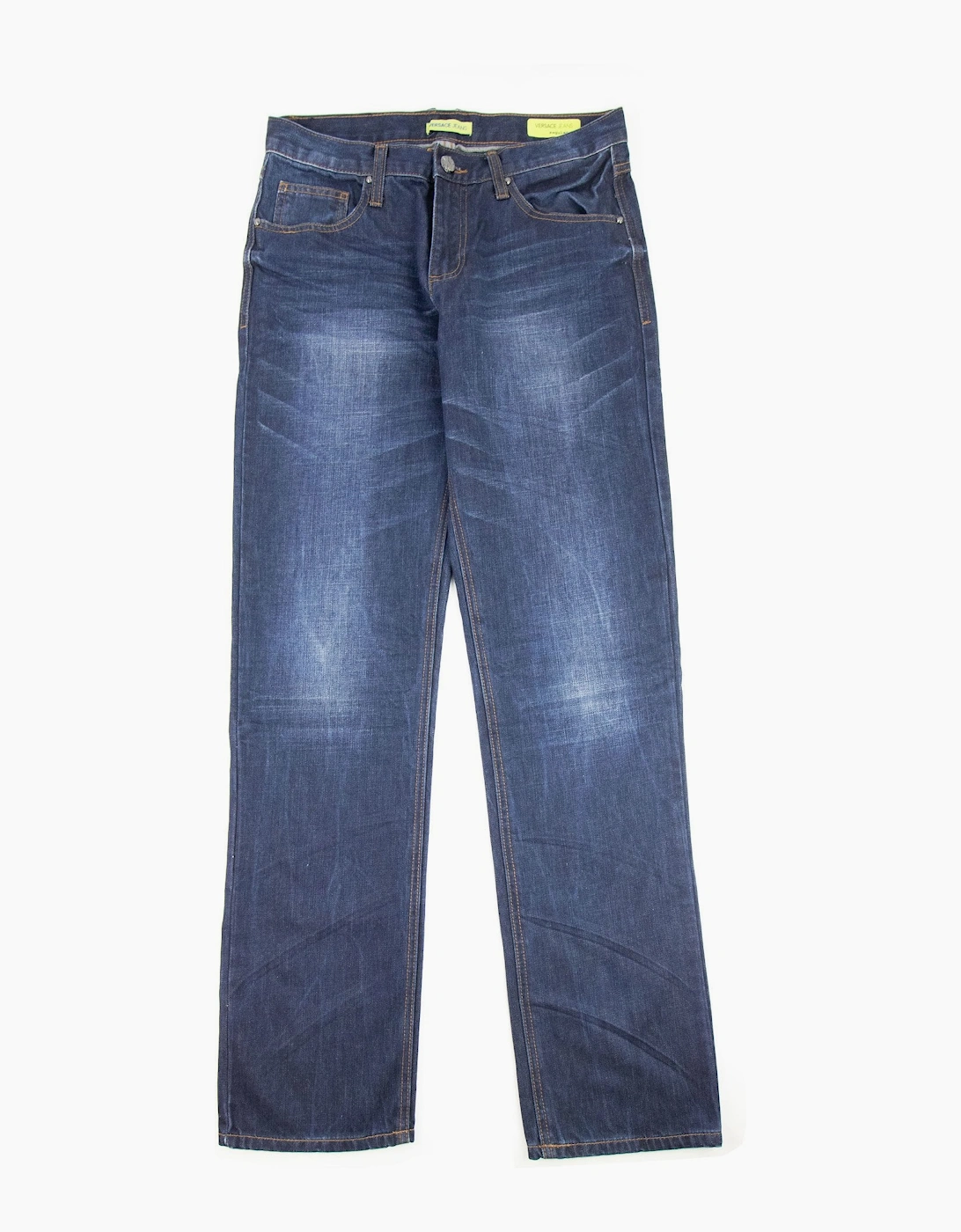 Versace Jeans Pocket Tiger Denim Jeans Denim Blue