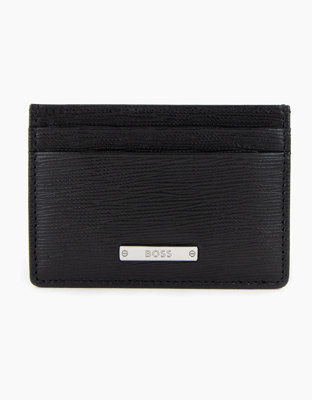 Hugo Boss Gallery A Leather Card Holder Black 001
