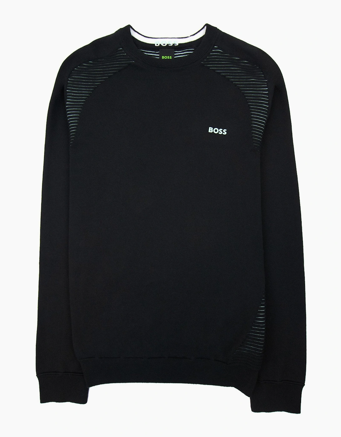 Hugo Boss Ramal Two Tone Stripes Sweater Black 001, 5 of 4