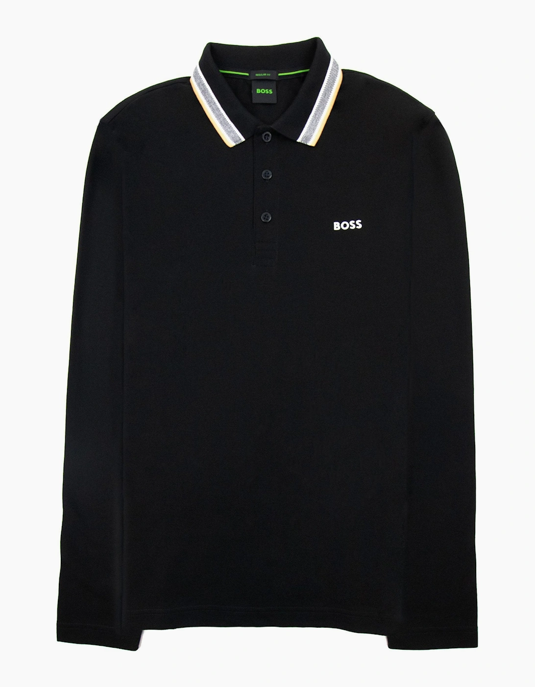 Hugo Boss Plisy Regular Fit L/s Polo Black 003, 5 of 4