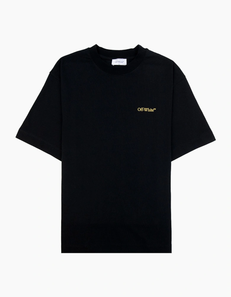 Off White Tape Arrow Skate S/s T-shirt Black/yellow