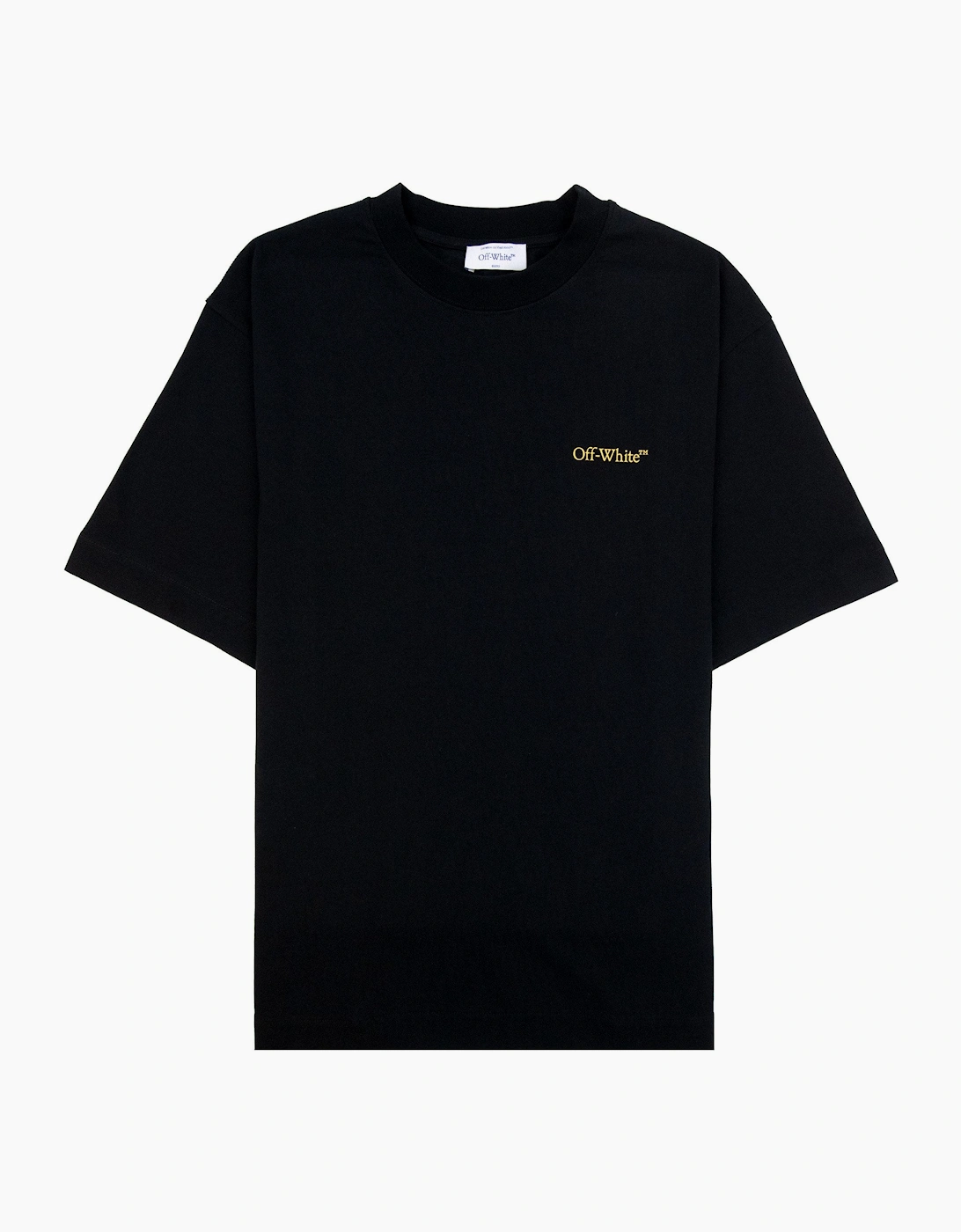 Off White Tape Arrow Skate S/s T-shirt Black/yellow