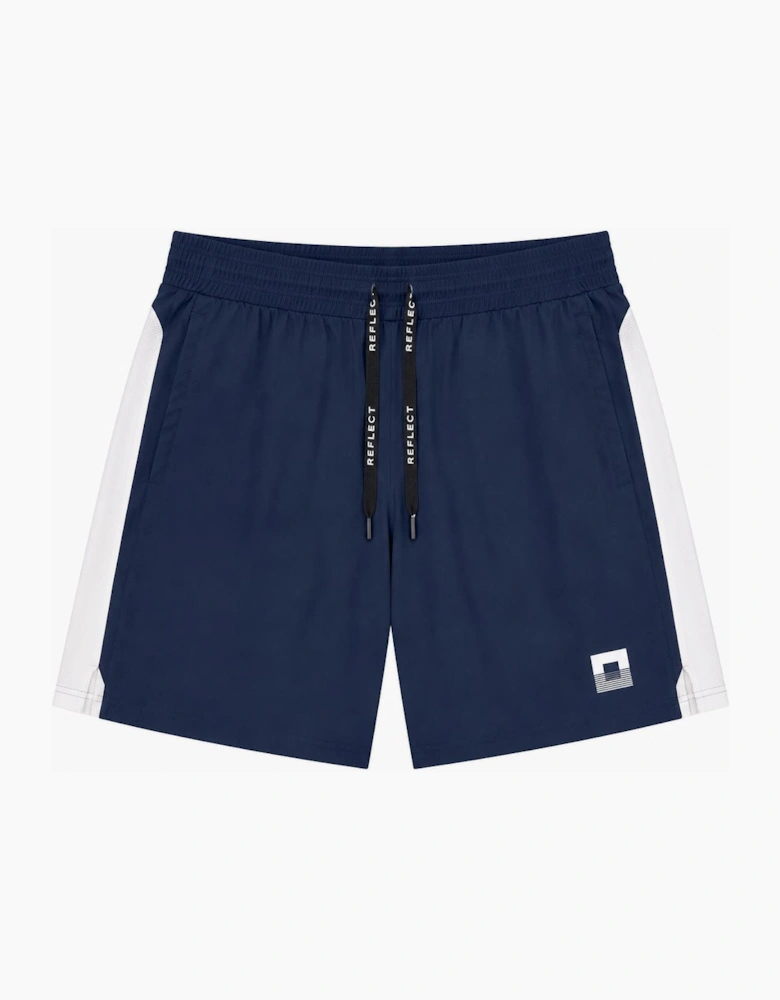 REFLECT Zone Tech 7-Inch Shorts Navy Blue/White