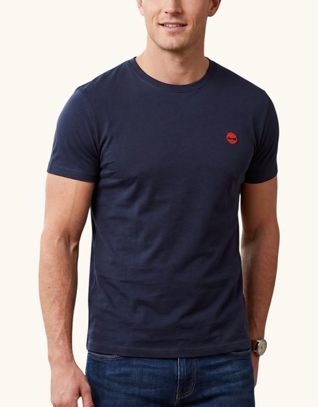 TIMBERLAND Mens T Shirt Crew Neck Short Sleeve Summer Cotton Tee Casual Top NEW, 3 of 2