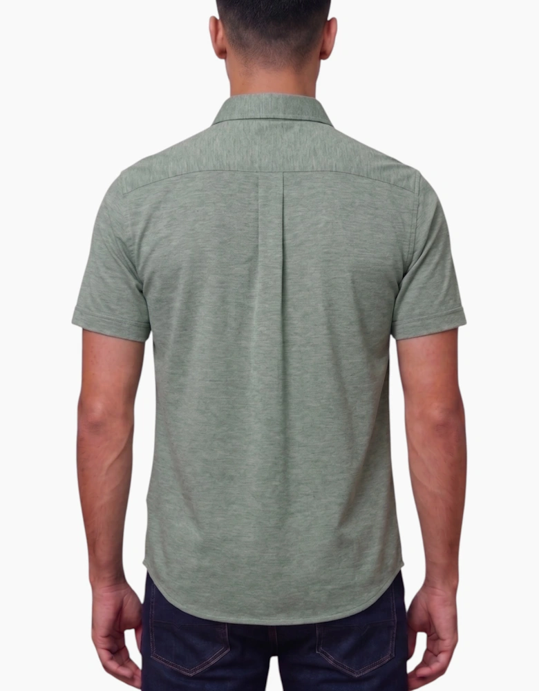 Mens Oxford Shirts Short Sleeve Plain Top Formal Shirt