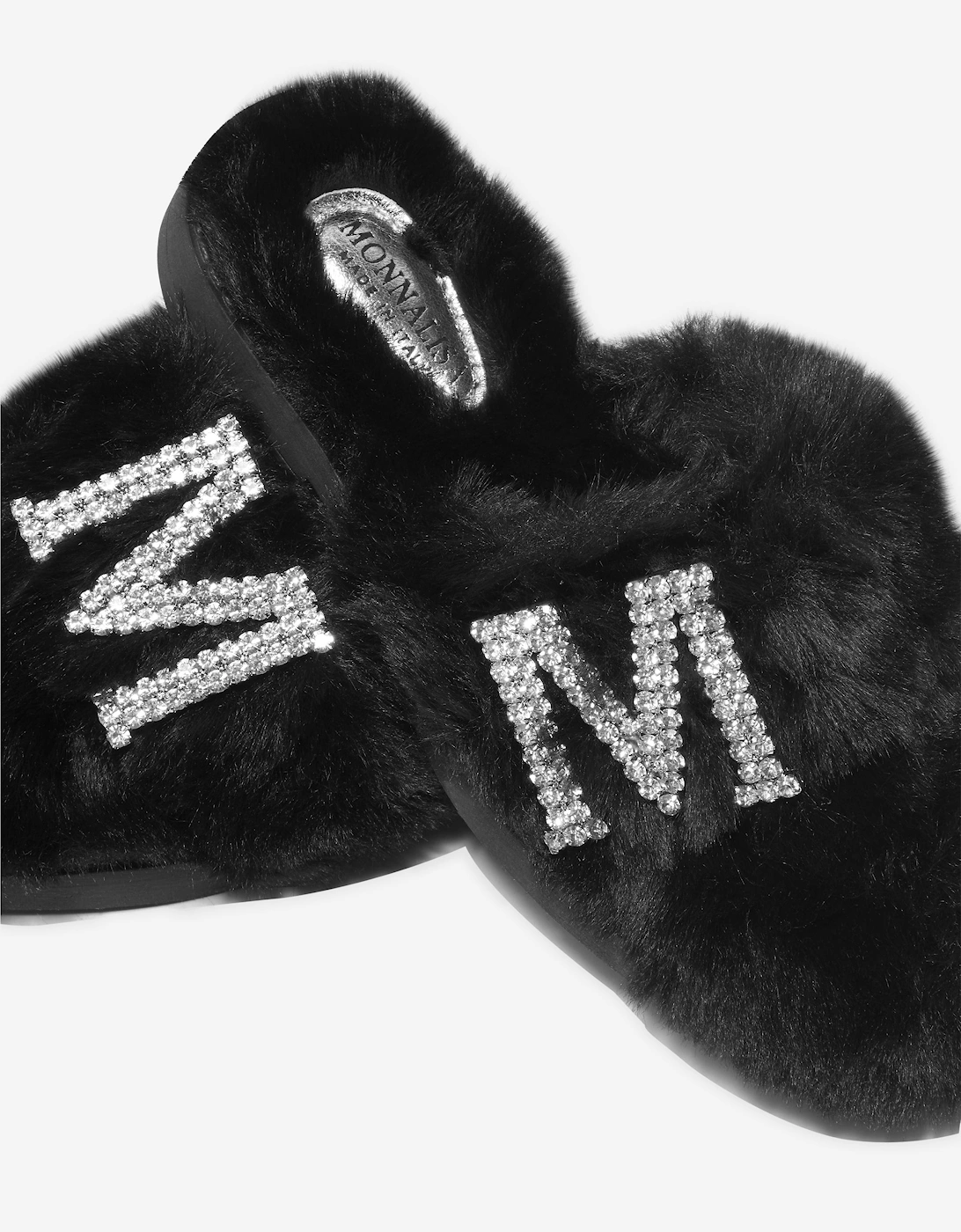 Monnalisa Girls Faux Fur Mules