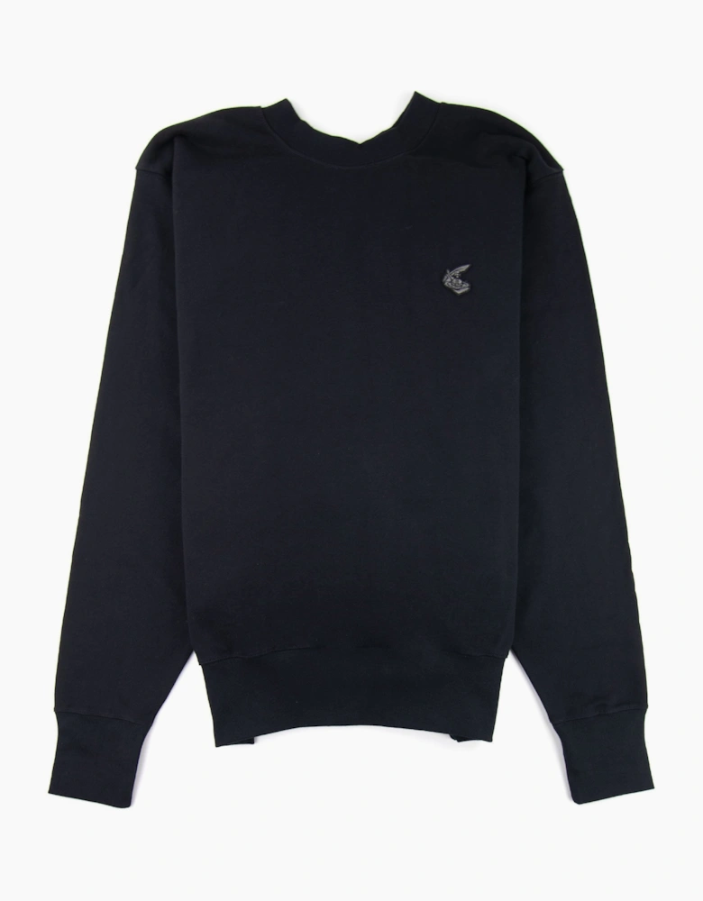 Vivienne Westwood Anglomania Small Logo Sweatshirt Black