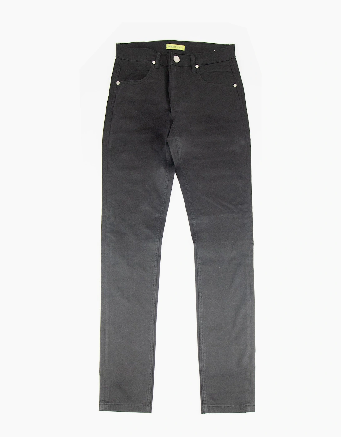 Versace Jeans Pocket Tiger Gabardine Stretch Jean Black, 3 of 2