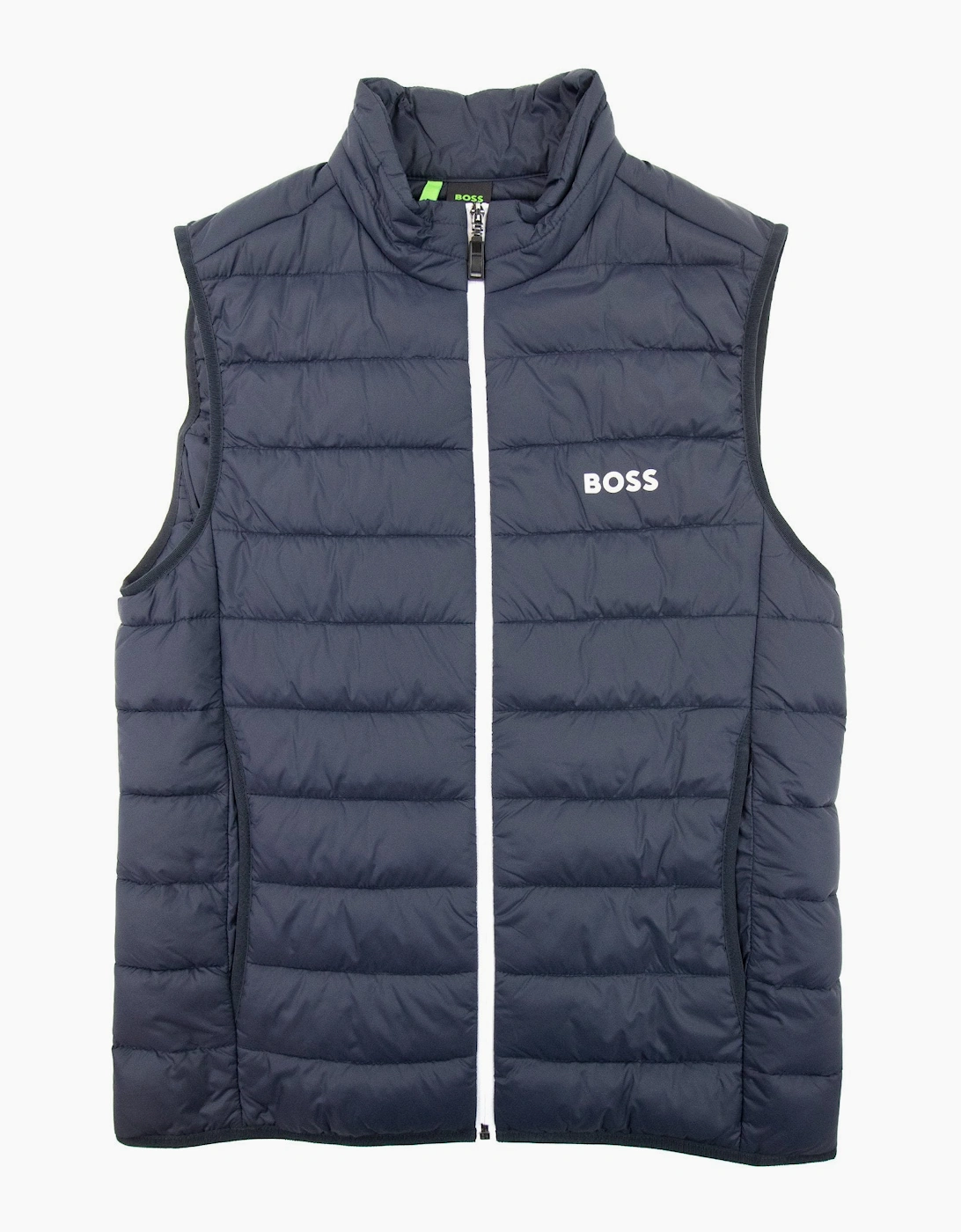 Hugo Boss V Thor Logo Detail Water Repellent Gilet Navy 402