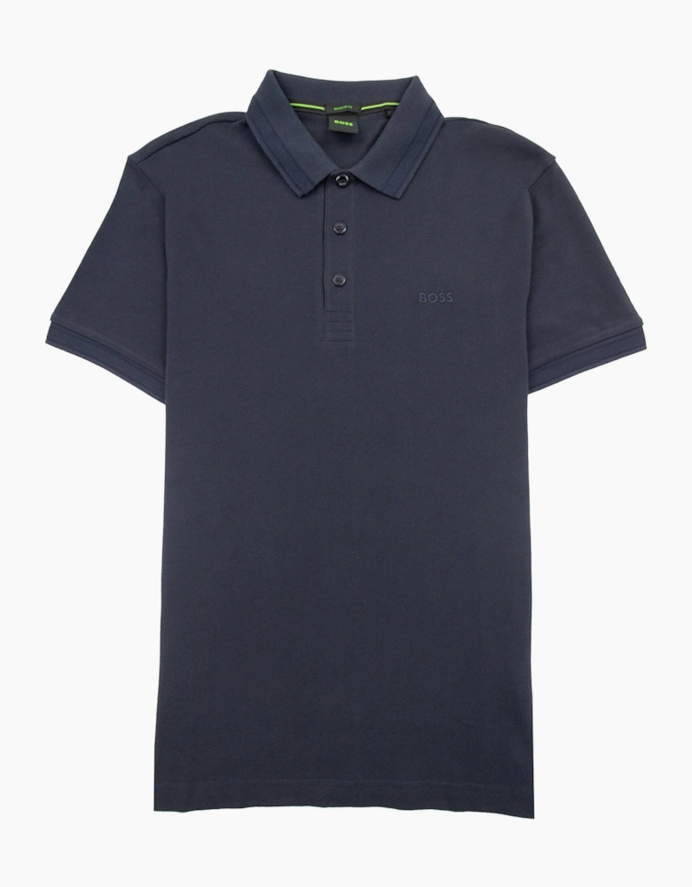Hugo Boss Paddy Embroidered Logo Polo Navy 4112