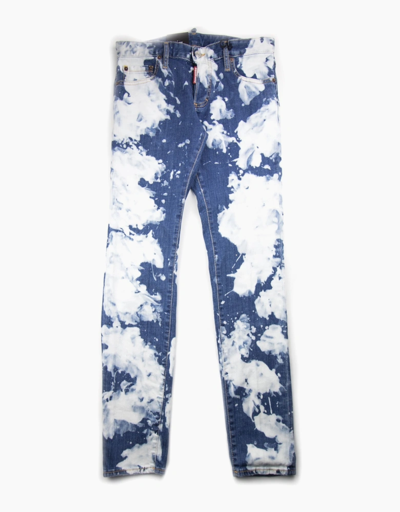 Dsquared2 Cloud Bleached Slim Jean Denim