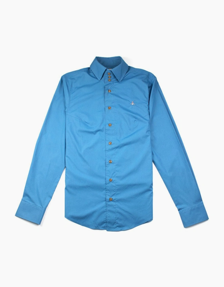Vivienne Westwood 3 Button Shirt Turquoise