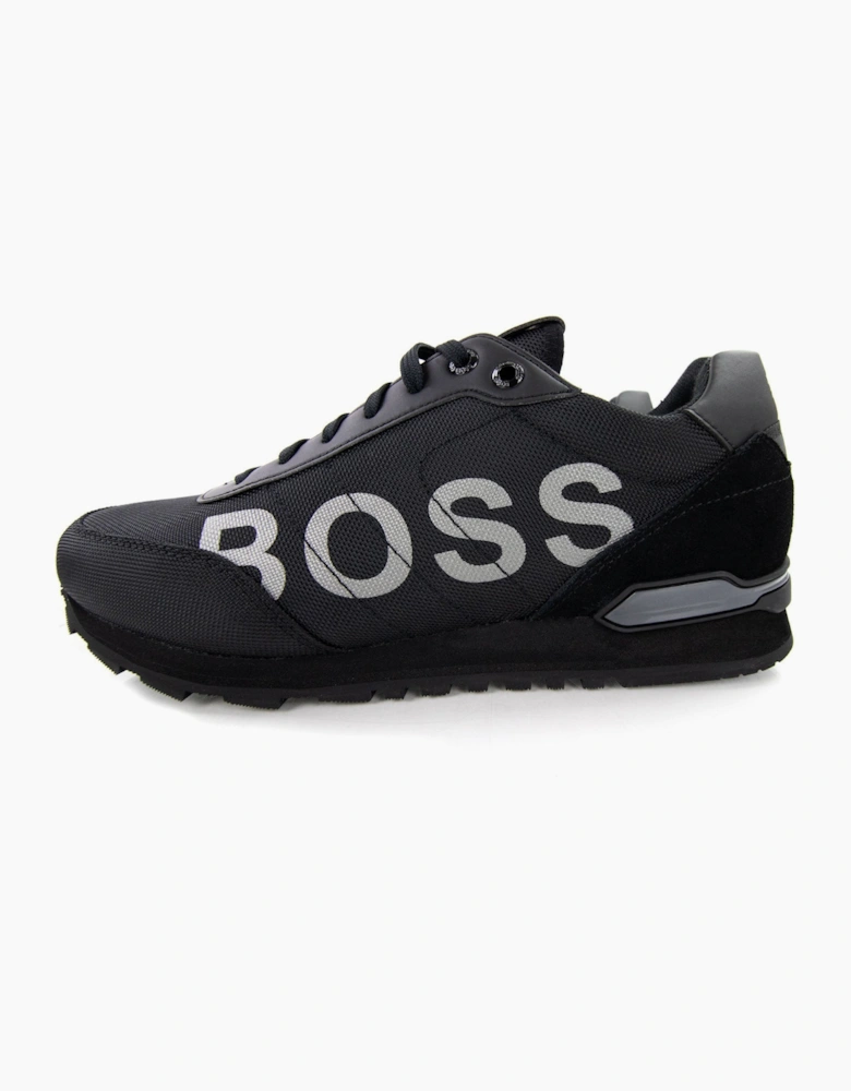 Hugo Boss Parkour Logo Trainers Black 001