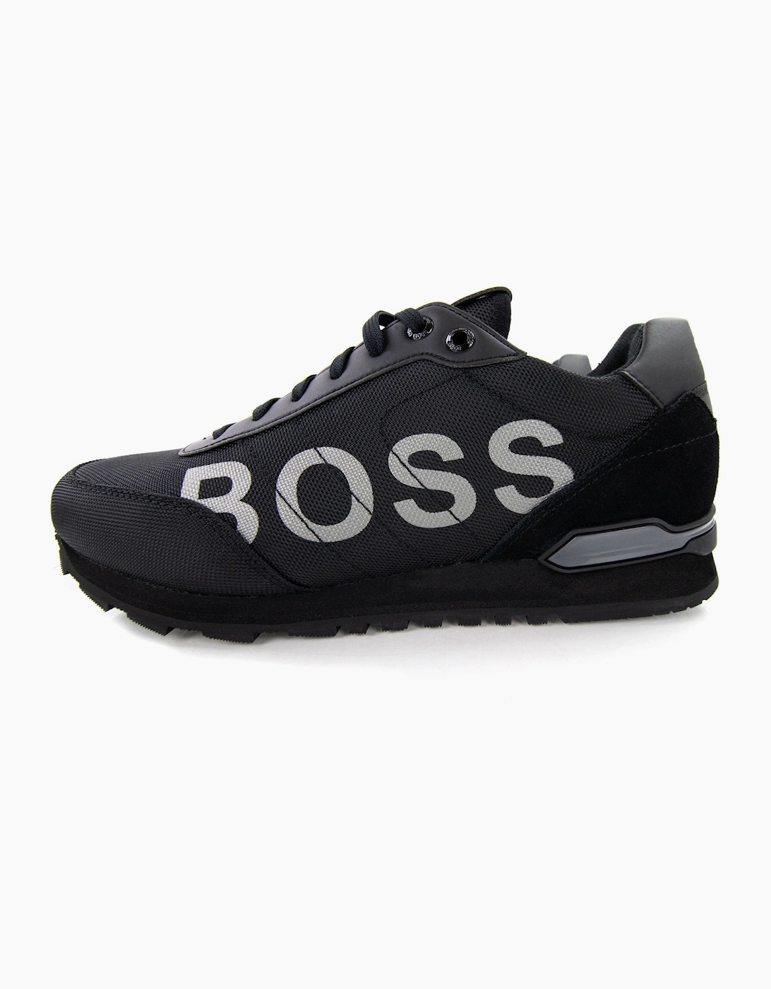 Hugo Boss Parkour Logo Trainers Black 001, 4 of 3