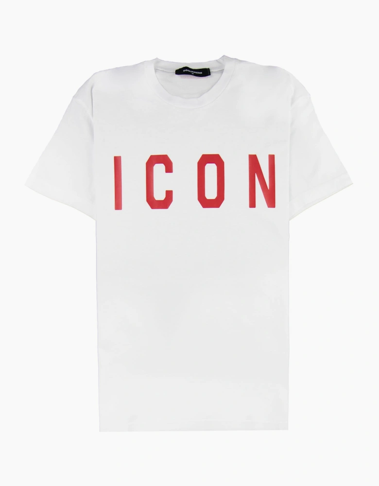 Dsquared2 Icon Print T-shirt White/Red