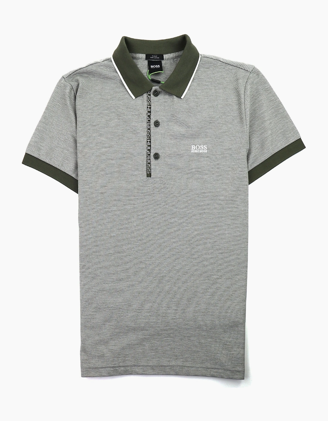 Hugo Boss Paule 4 Short Sleeve Polo Shirt Green, 3 of 2