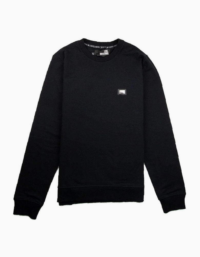 Love Moschino Plaque Sweater Black