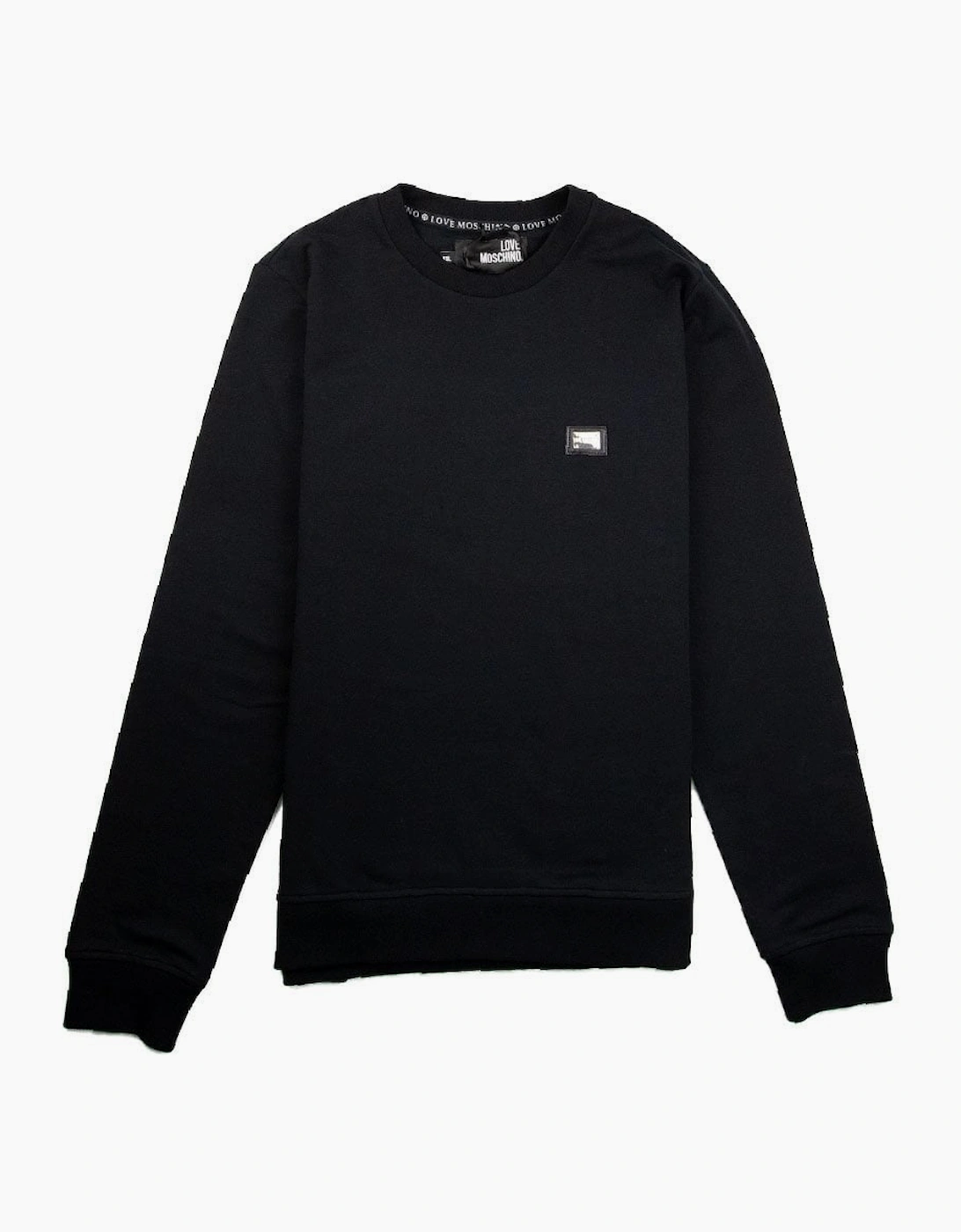 Love Moschino Plaque Sweater Black