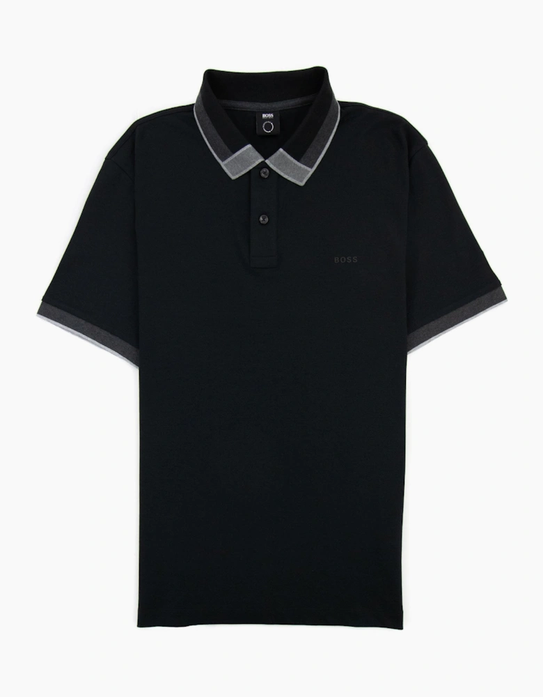 Hugo Boss Parlay 139 Colour Blocked Collar Black 001