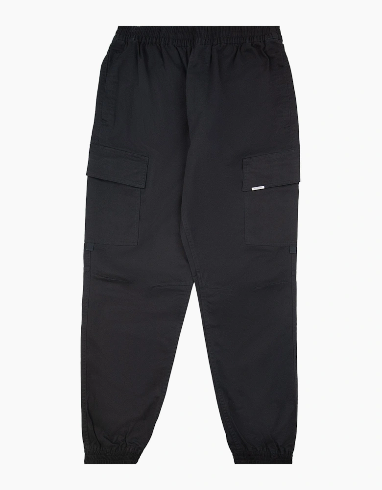 Represent Cuffed Cargo Pants Black