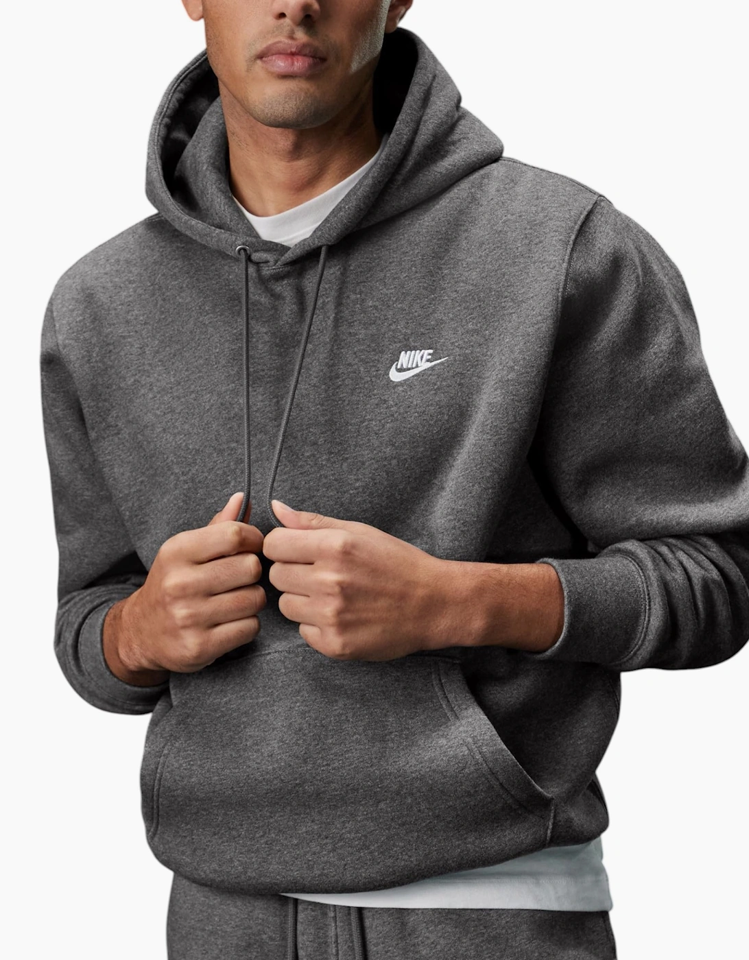 Nike Club Mens Fleece Tracksuit Set Hoodie and Joggers Sportswear
