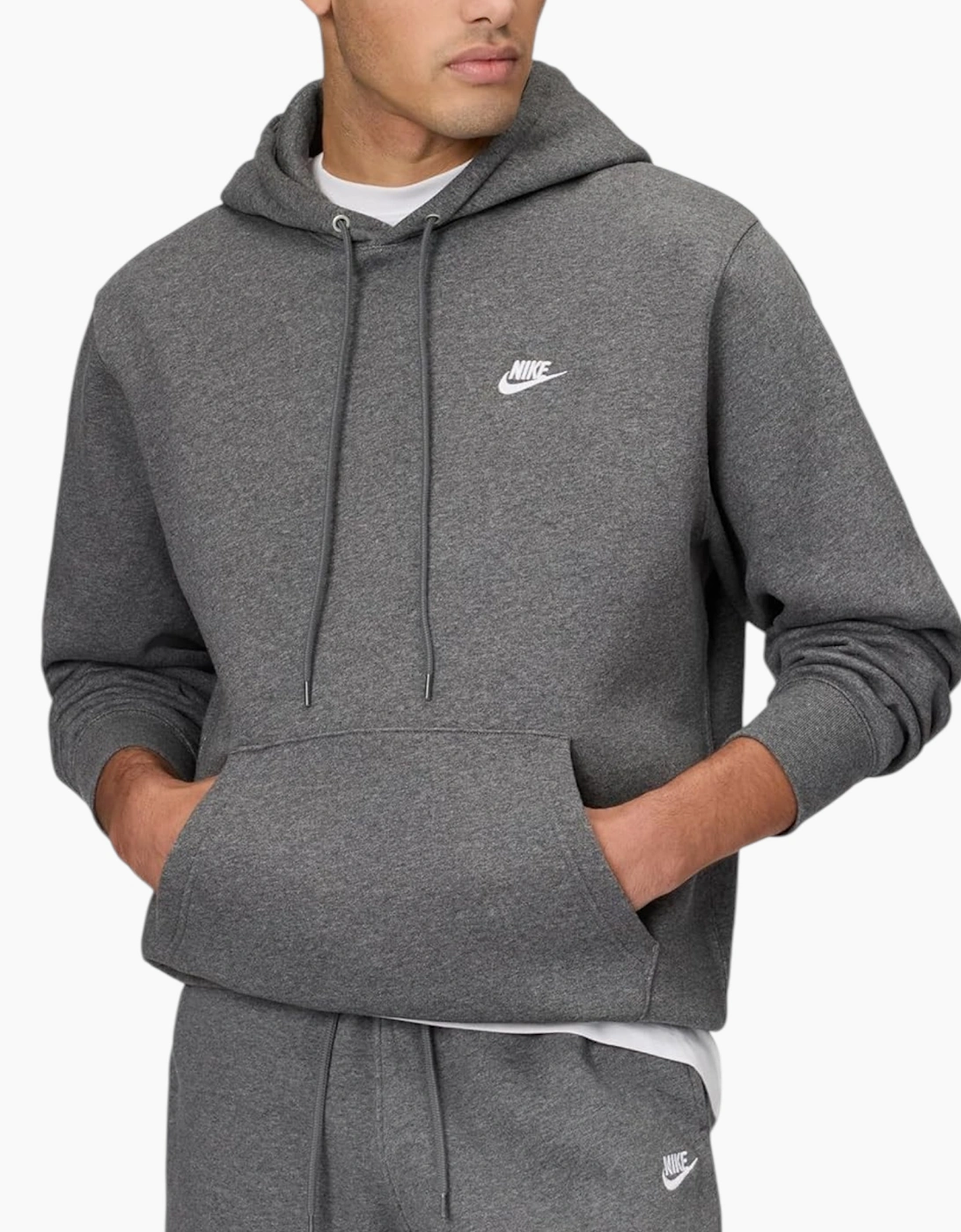 Nike Club Mens Fleece Tracksuit Set Hoodie and Joggers Sportswear