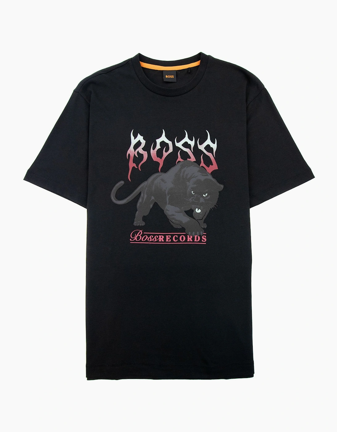 Hugo Boss Tee Pantera Logo T Shirt Black 001