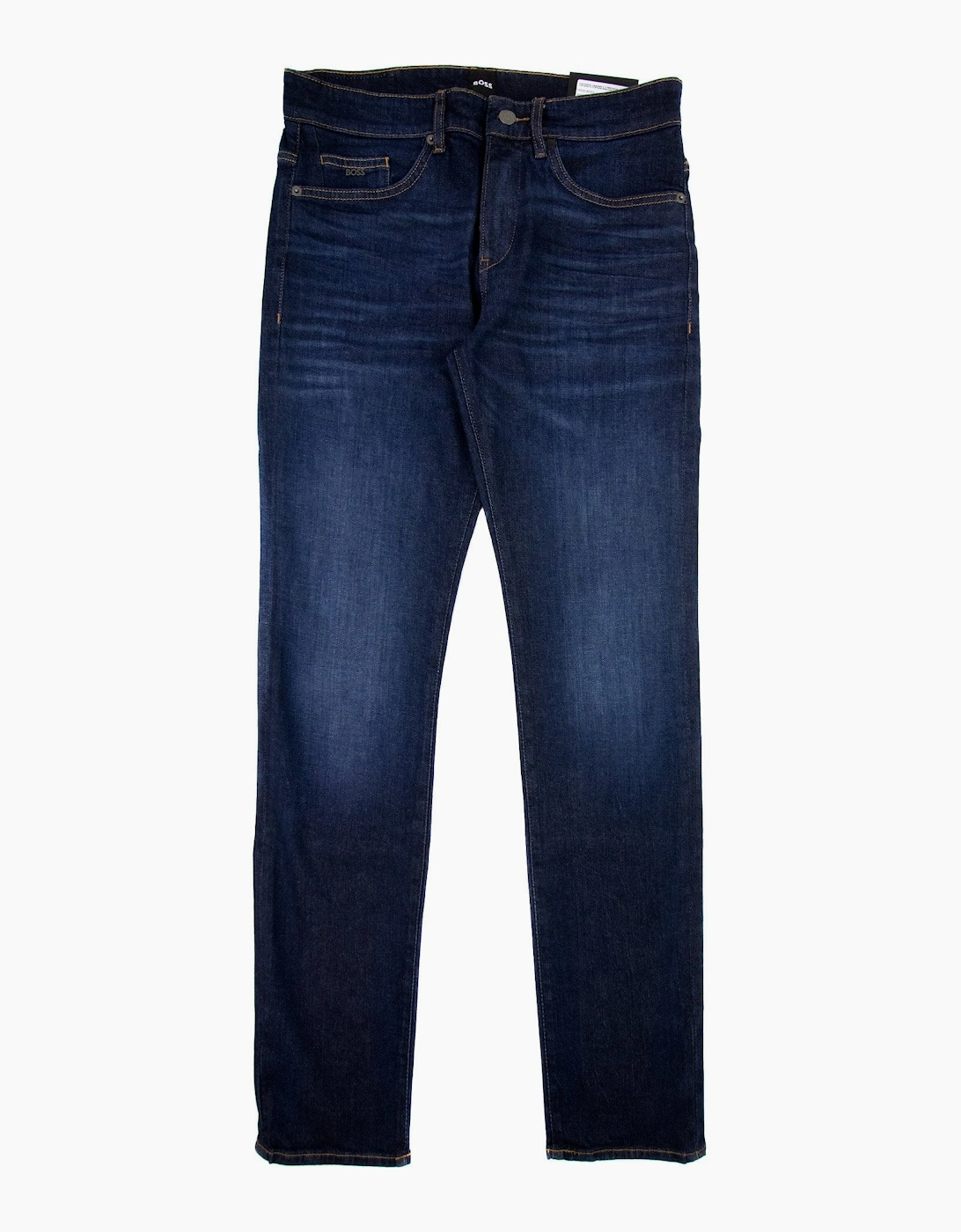 Hugo Boss Slim-fit Jeans In Super-soft Dark-blue Denim Denim, 4 of 3