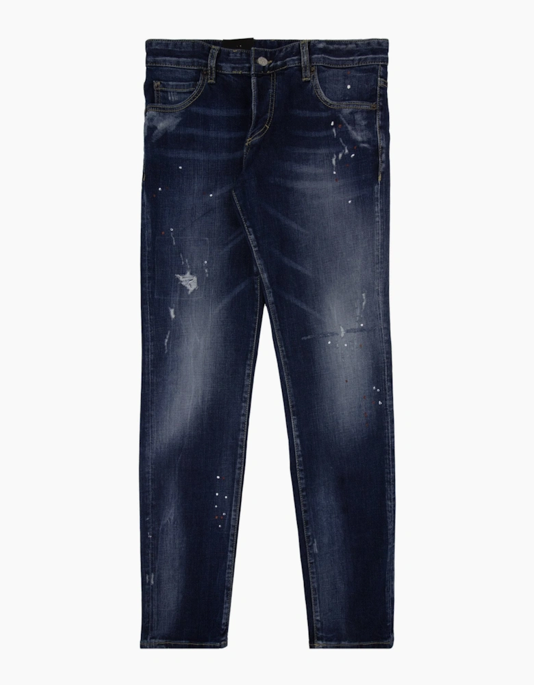 Dsquared2 Multi Paint Slim Jean Denim 470