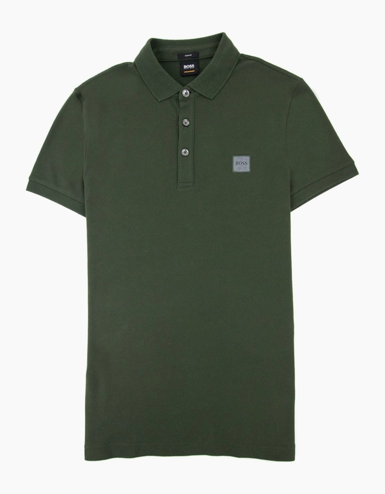 Hugo Boss Passenger Slim Fit Patch Polo Khaki