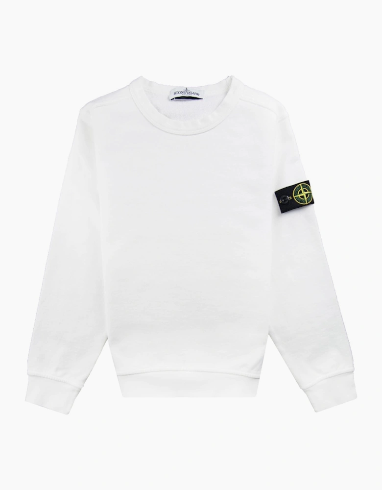Stone Island Junior 61040 Sweatshirt White