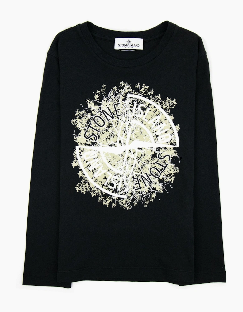 Stone Island Junior Nature T Shirt Black V0029