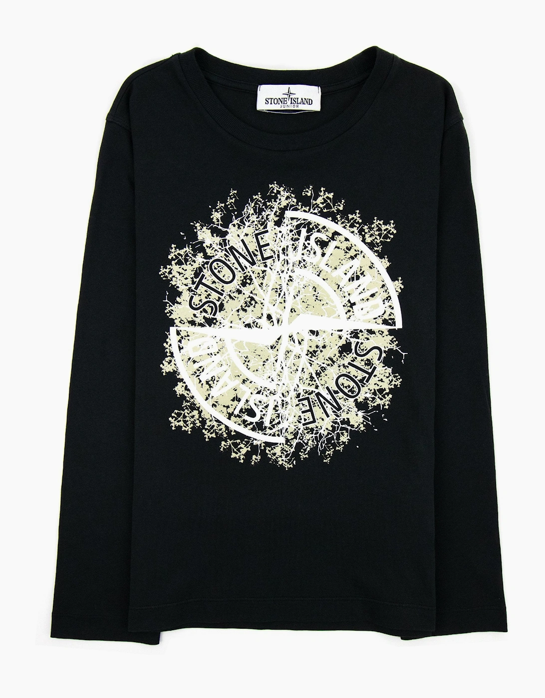 Stone Island Junior Nature T Shirt Black V0029