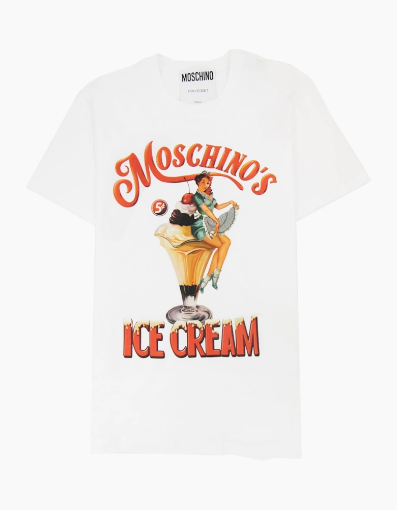 Moschino Couture Moschino Ice Cream T-shirt White