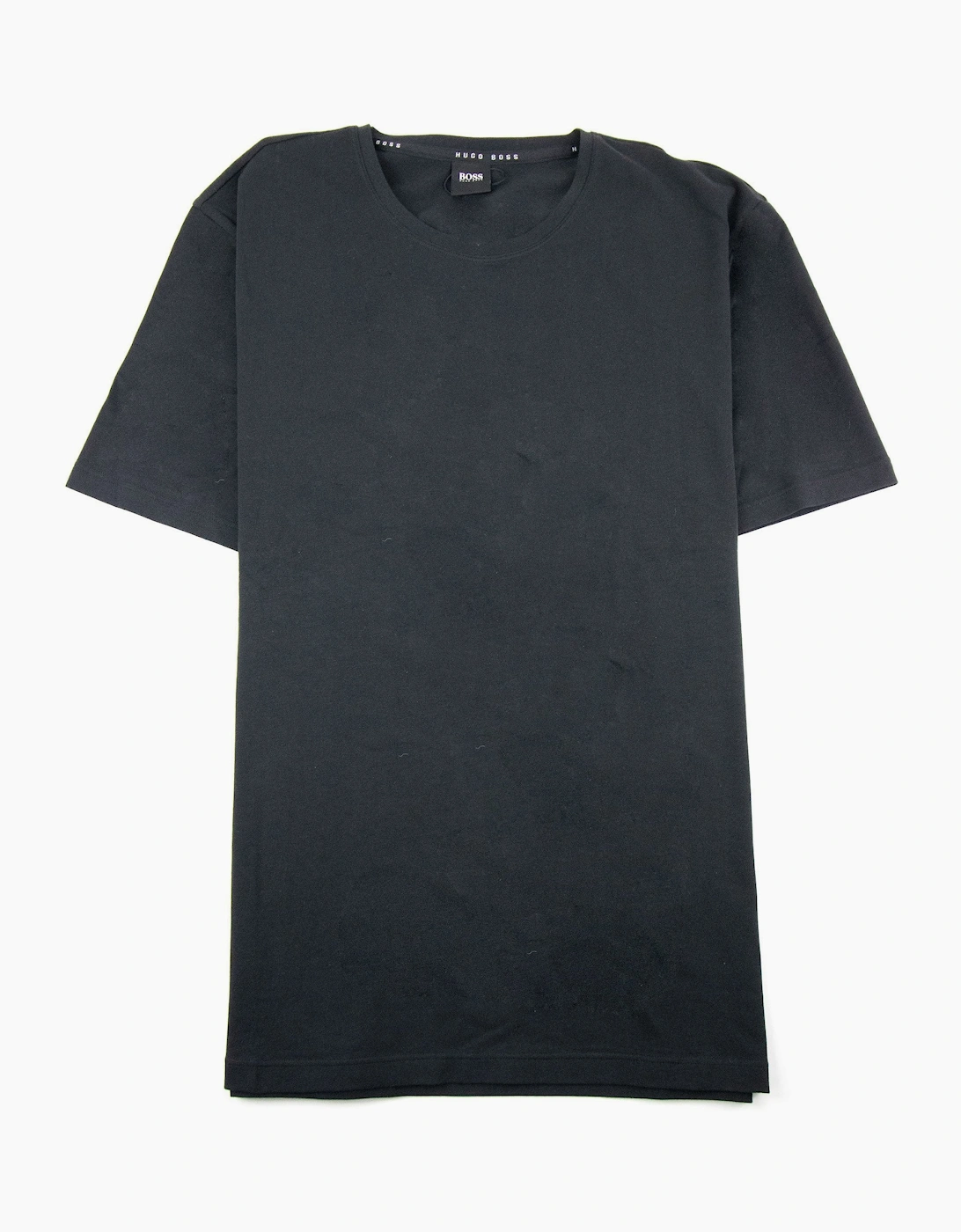 Hugo Boss Side Logo Rn T Shirt Black 001