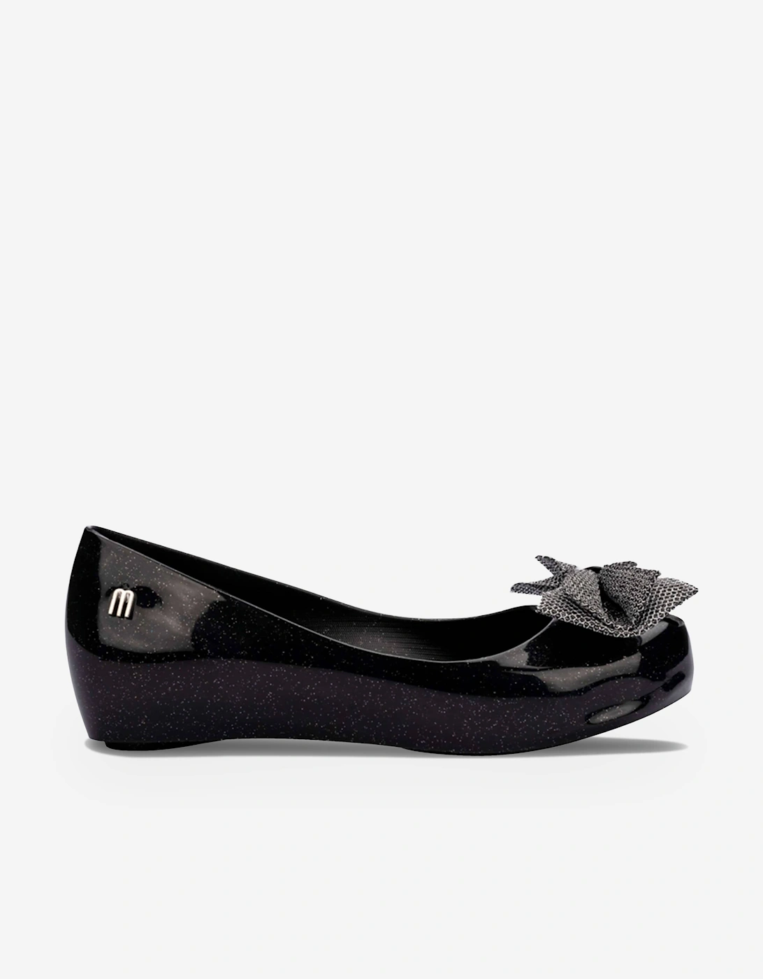 Mini Melissa Girls Ultragirl Sweet XII Ballerinas in Black, 5 of 4