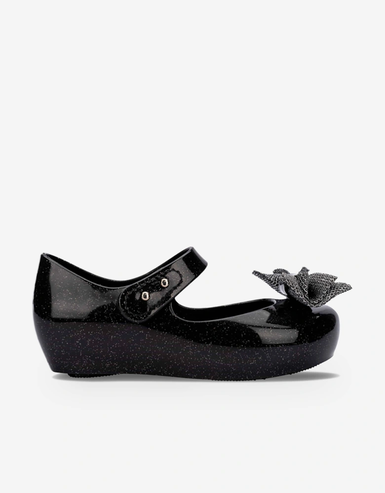 Mini Melissa Girls Ultragirl Sweet XII Shoes in Black