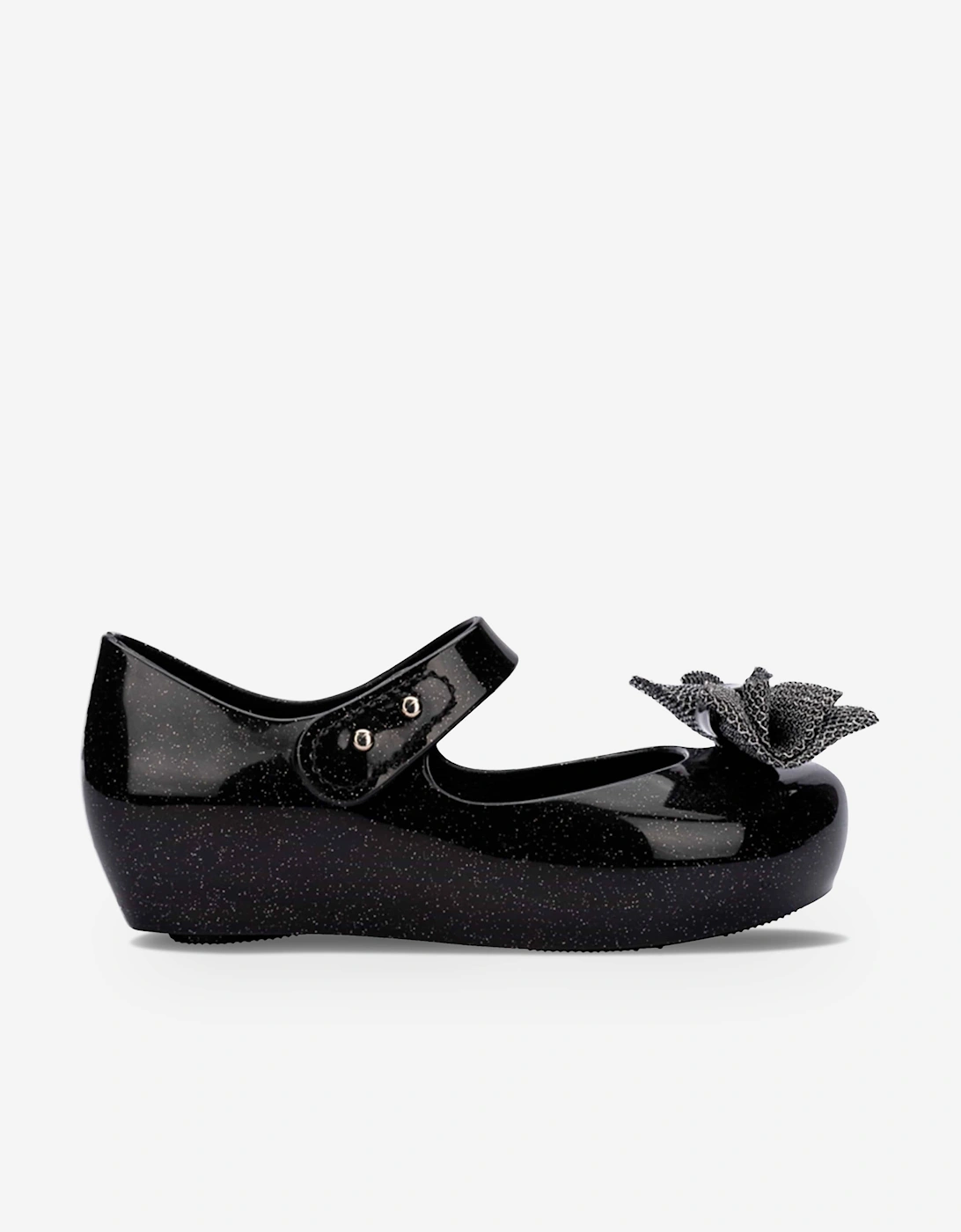 Mini Melissa Girls Ultragirl Sweet XII Shoes in Black, 5 of 4