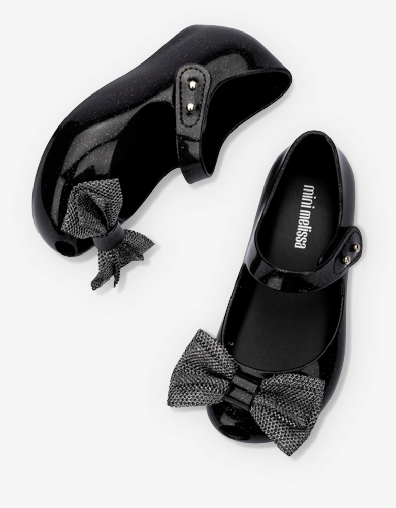 Mini Melissa Girls Ultragirl Sweet XII Shoes in Black