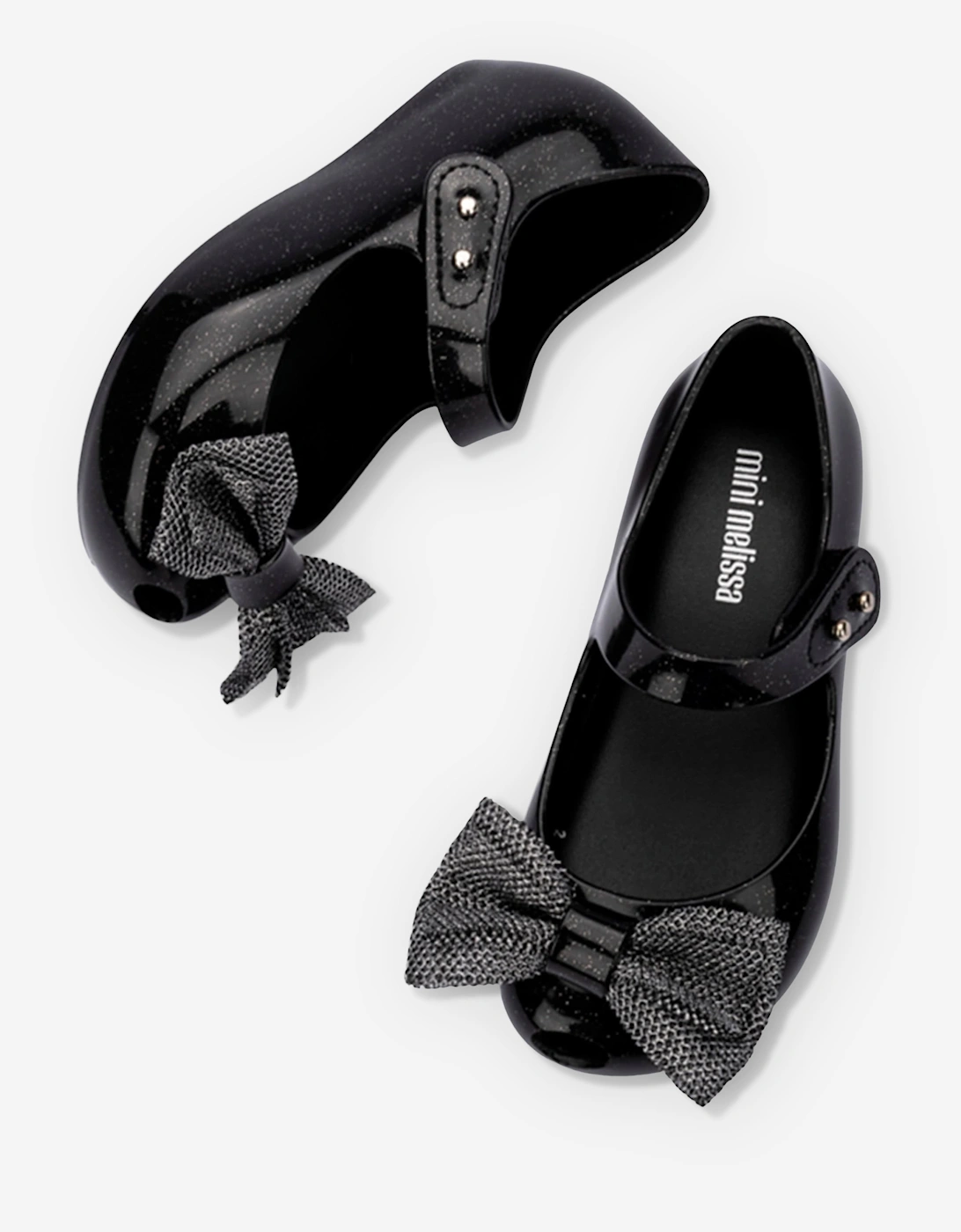 Mini Melissa Girls Ultragirl Sweet XII Shoes in Black