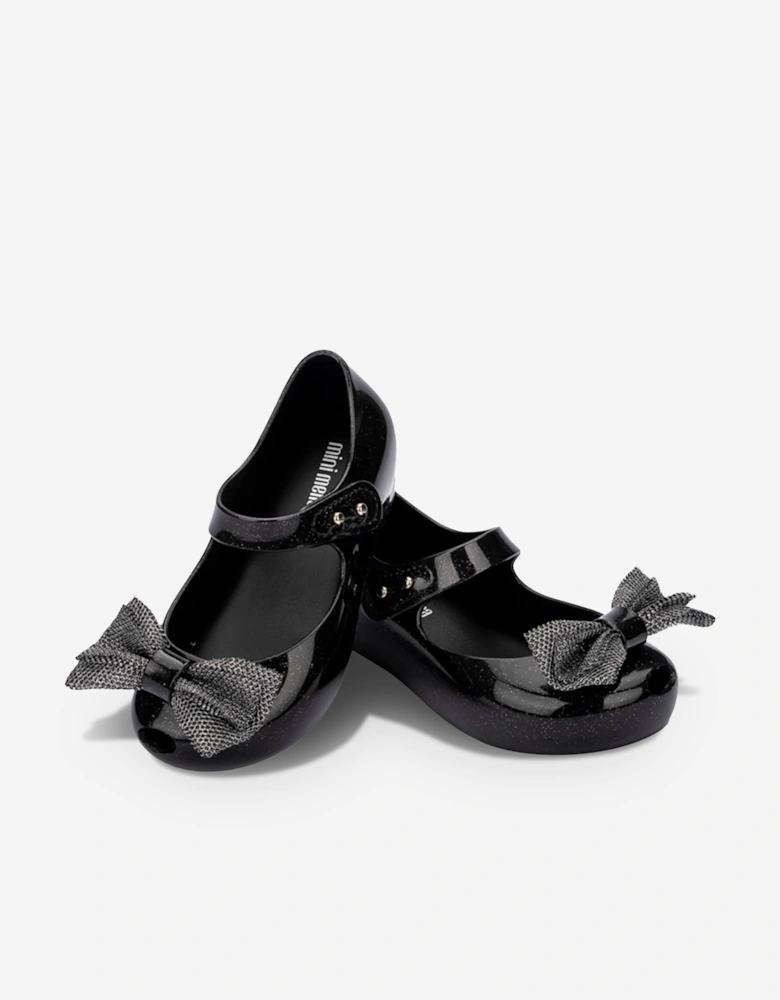 Mini Melissa Girls Ultragirl Sweet XII Shoes in Black