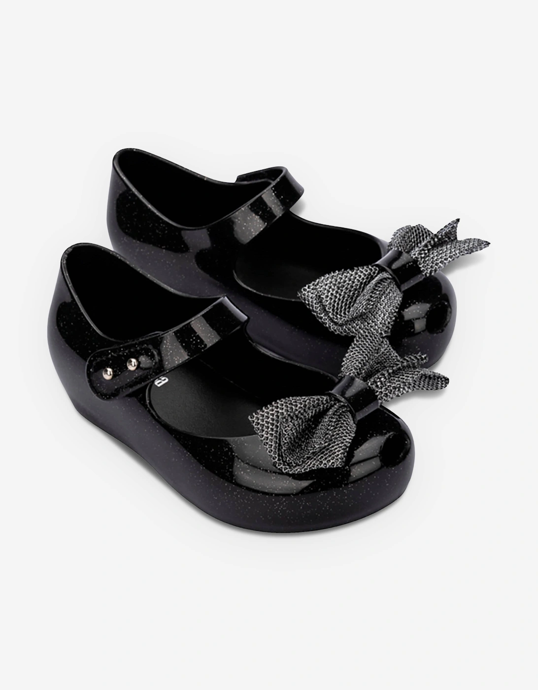 Mini Melissa Girls Ultragirl Sweet XII Shoes in Black