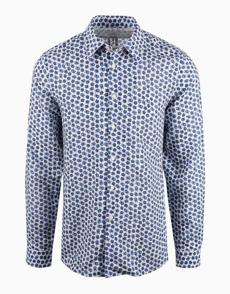 PAUL SMITH LS REG FIT SHIRT BLUE