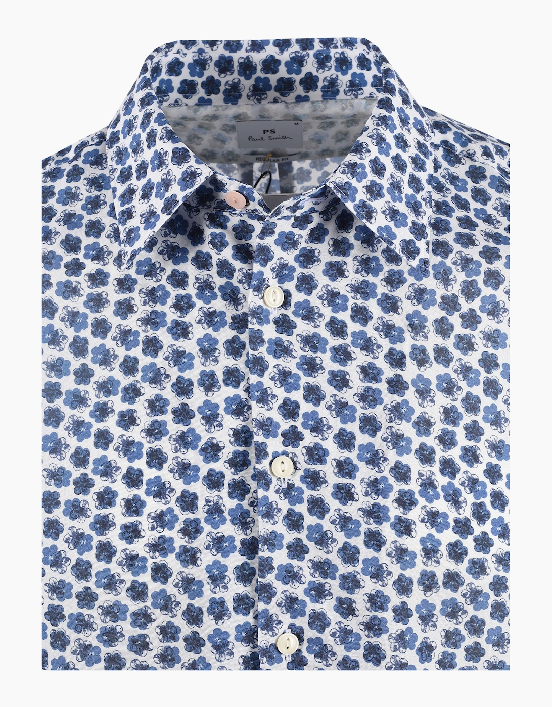 PAUL SMITH LS REG FIT SHIRT BLUE
