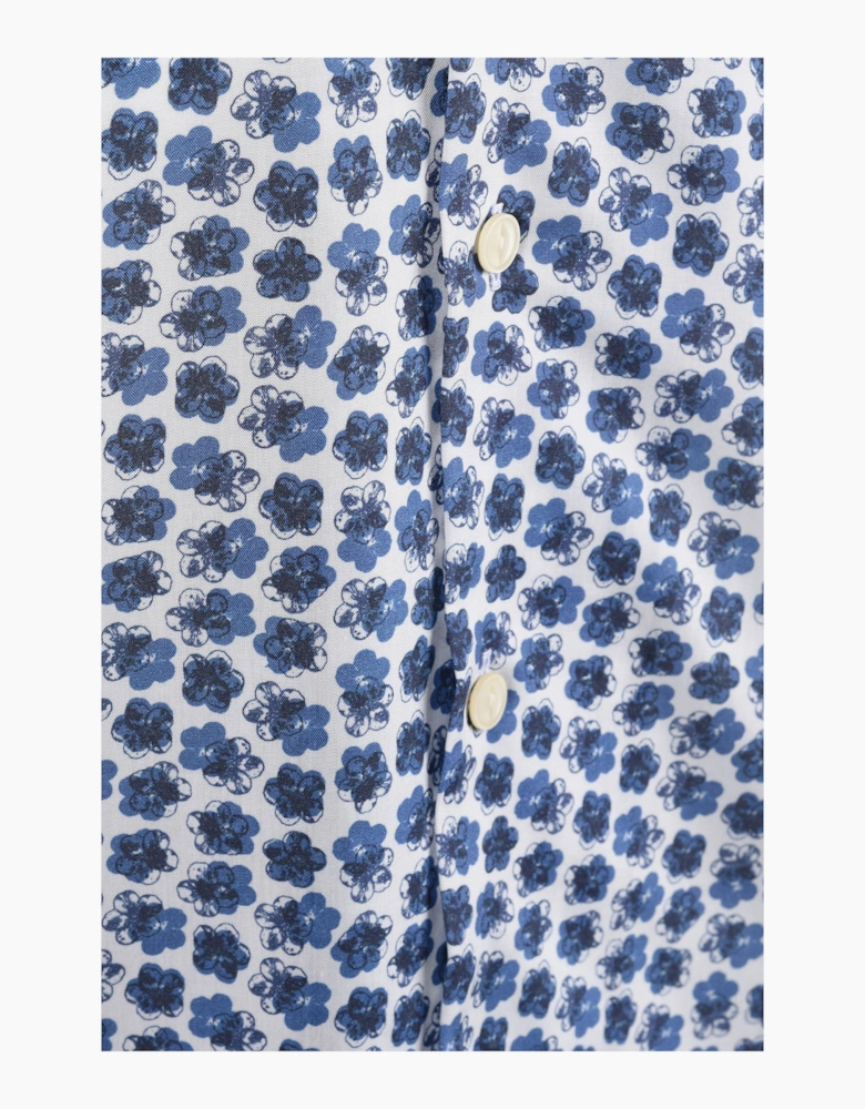 PAUL SMITH LS REG FIT SHIRT BLUE