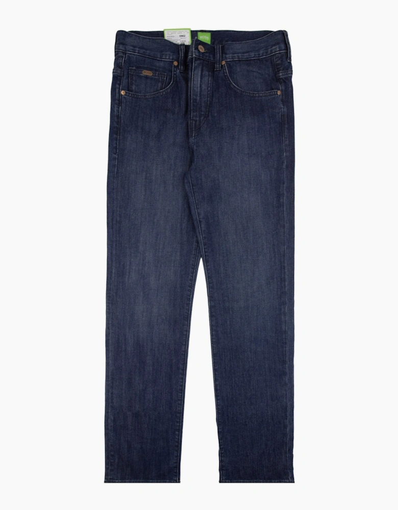 Hugo Boss C Kansas Straight Leg Jean Navy 413