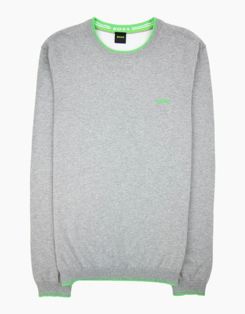 Hugo Boss Ritom Curved Logo Sweatshirt Grey 059