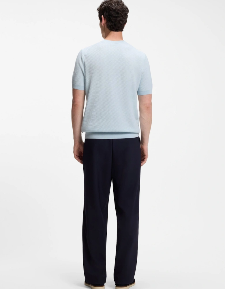 BOSS Black H Laruso Sweater 499 Open Blue